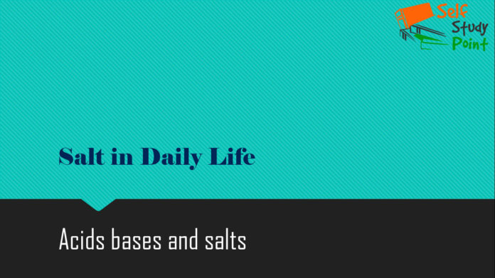 Salt in Daily Life