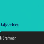 The Adjectives The Adjectives