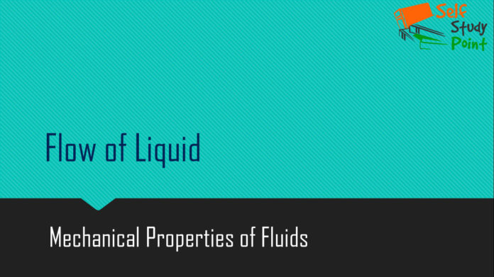 Flow of Liquid