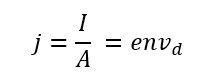 current density formula