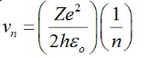 Velocity of Electron in Bohr’s Stationary Orbits