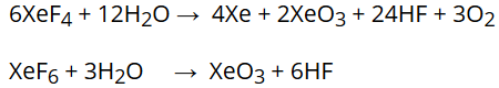 Xenon-oxygen compounds