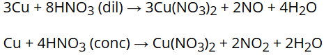 Properties of nitric acid