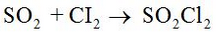 Addition reaction by Sulphur dioxide