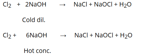 Reaction with NaOH