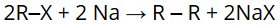 Reaction with sodium