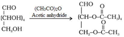 Glucose Acetylation reaction