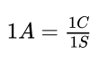 Ampere formula