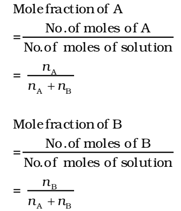 Mole fraction