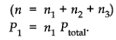 Dalton’s law of Partial Pressures