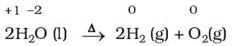 Decomposition reactions