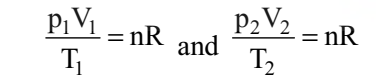 Ideal Gas Equation