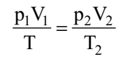 Ideal Gas Equation