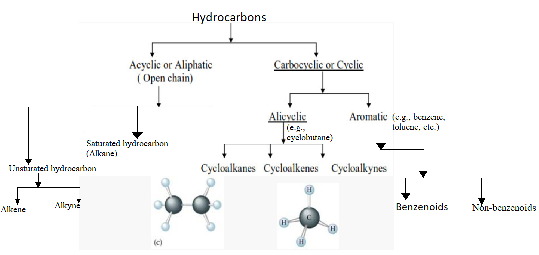 Classification of Hydrocarbons